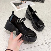 Vintage Platform Buckle Pumps