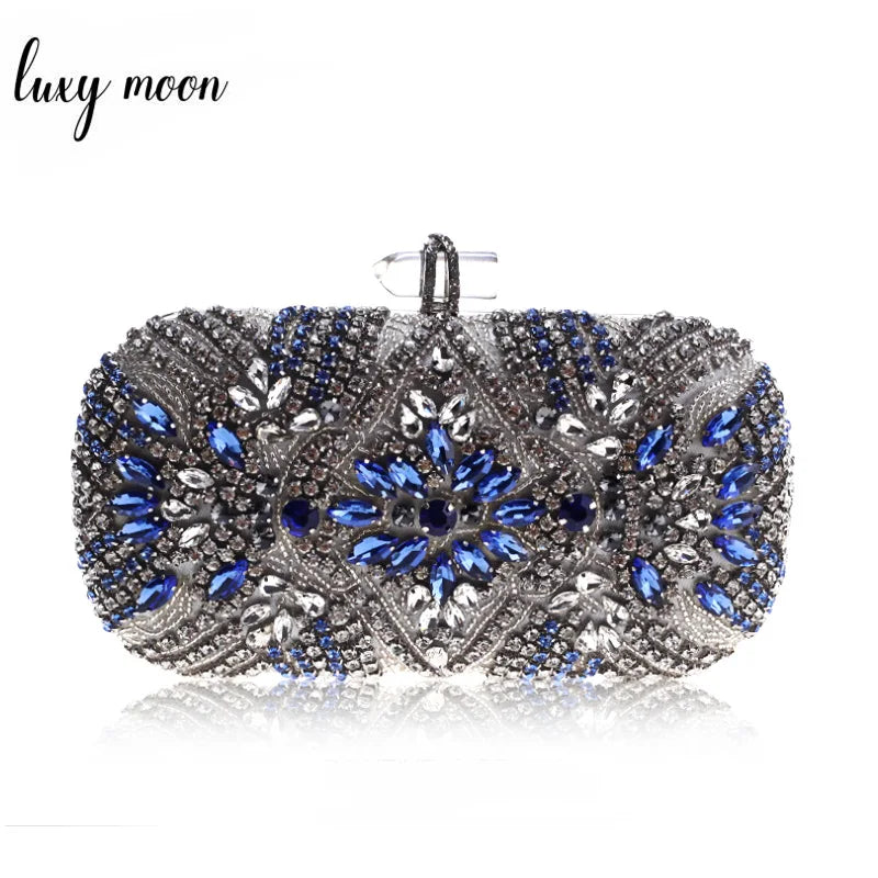 Crystal Chain Evening Clutch