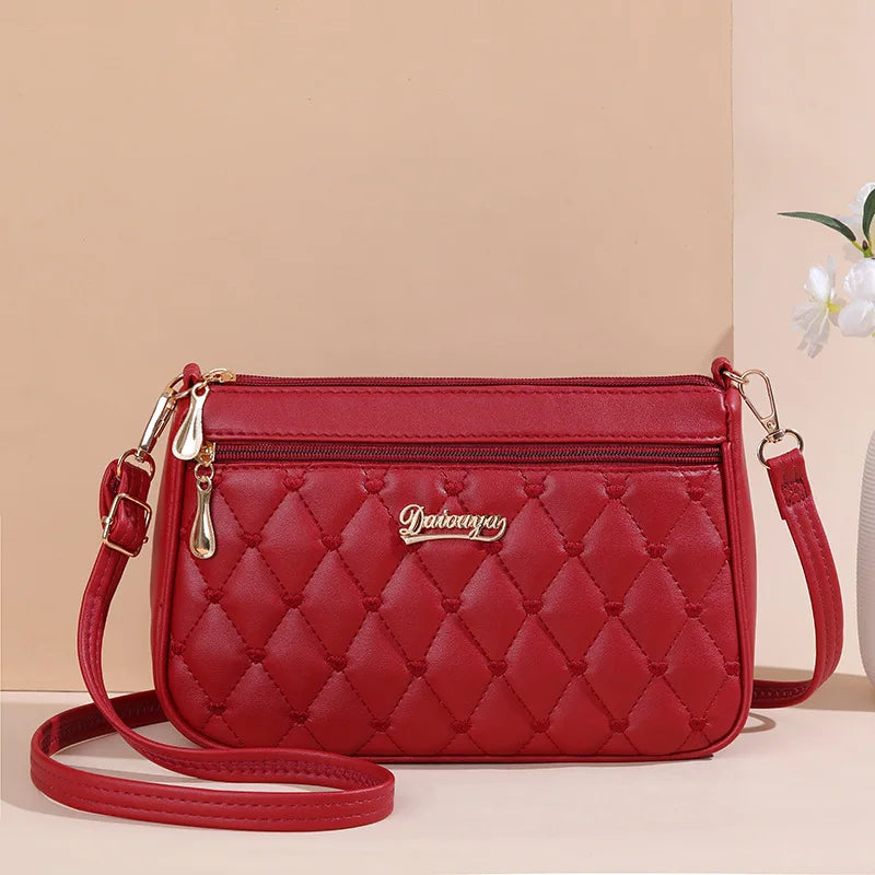 Fur Accent Satchel Bag
