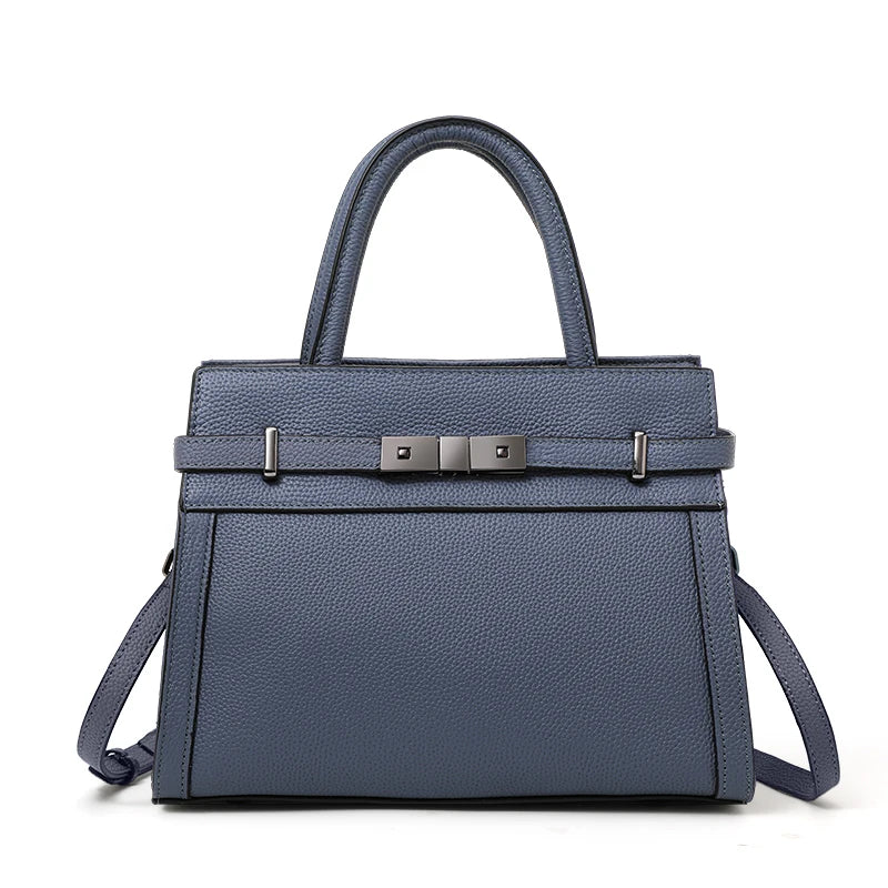 Cowhide Office Tote Bag