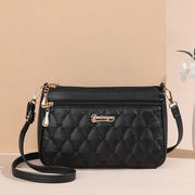 Fur Accent Satchel Bag